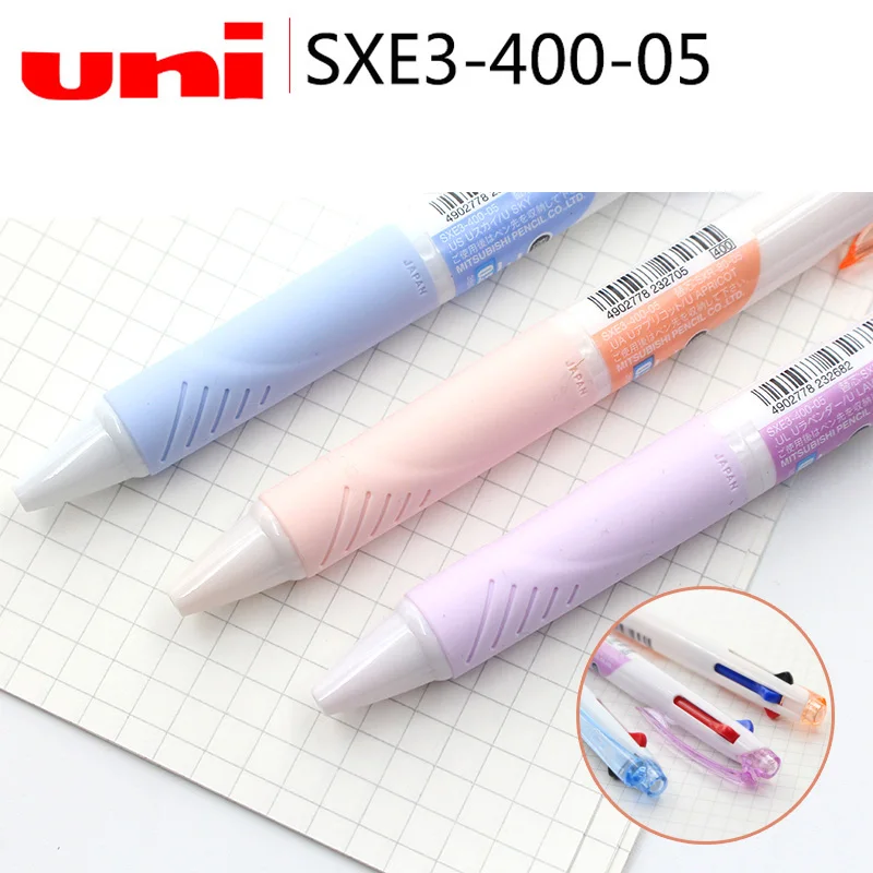 Ограниченное предложение! Япония Uni JETSTREAM 0,5 мм 3 цвета, шариковая ручка SXE3-400-05 для весны 1 шт