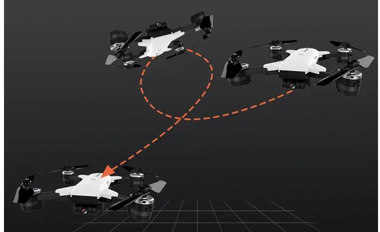 1 шт. JD-20 JD20 wifi FPV Дрон с HD широкоугольной камерой Режим высокой фиксации складной рычаг RC Квадрокоптер RTF селфи Дрон