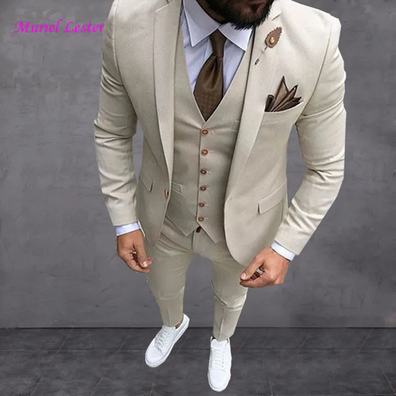 Picture style 19 Новейший дизайн пальто брюки зеленый мужской костюм Slim Fit 3 шт. смокинг стильные костюмы для жениха на заказ Выпускной вечерние Блейзер Terno - Цвет: Picture style 19