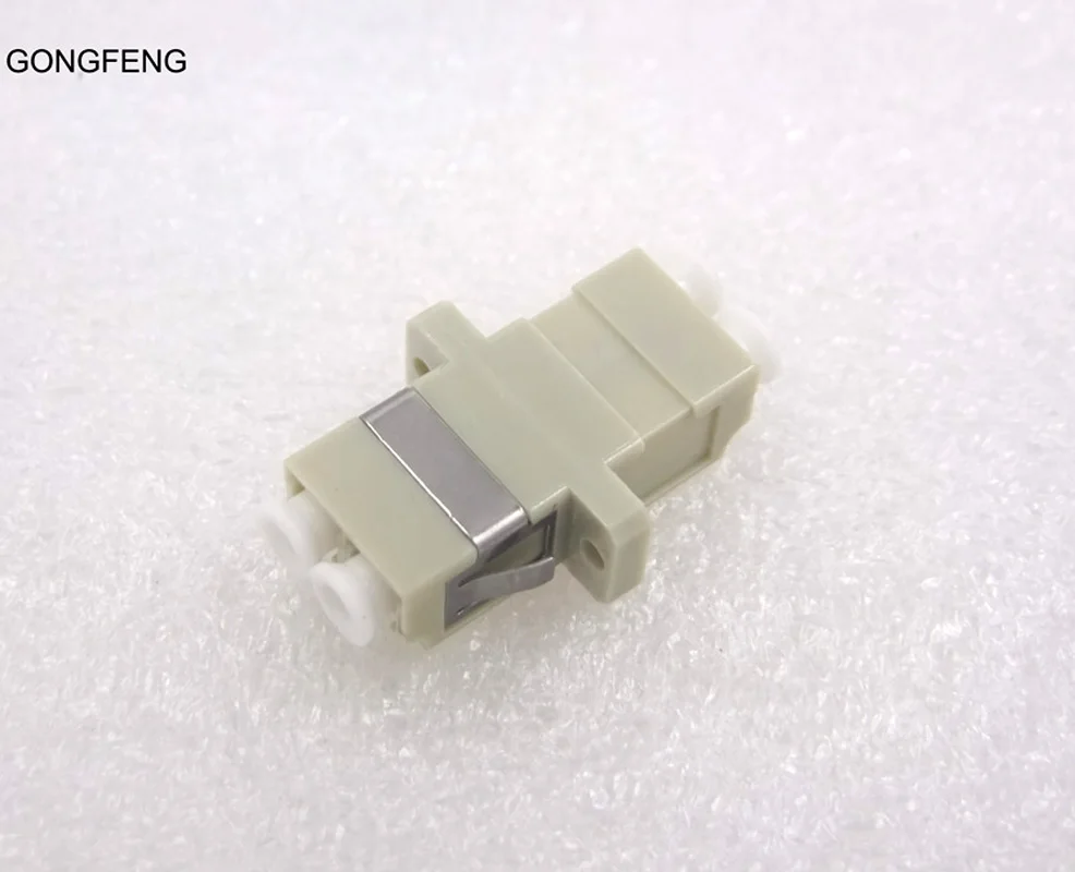 LC Multimode GONGFENG 100 шт. лидер продаж; Новинка волоконно-оптический соединитель оптический патч-корд однорежимный, двойной адаптер OM3 OM4 Соединительный фланец специальные - Цвет: LC Multimode