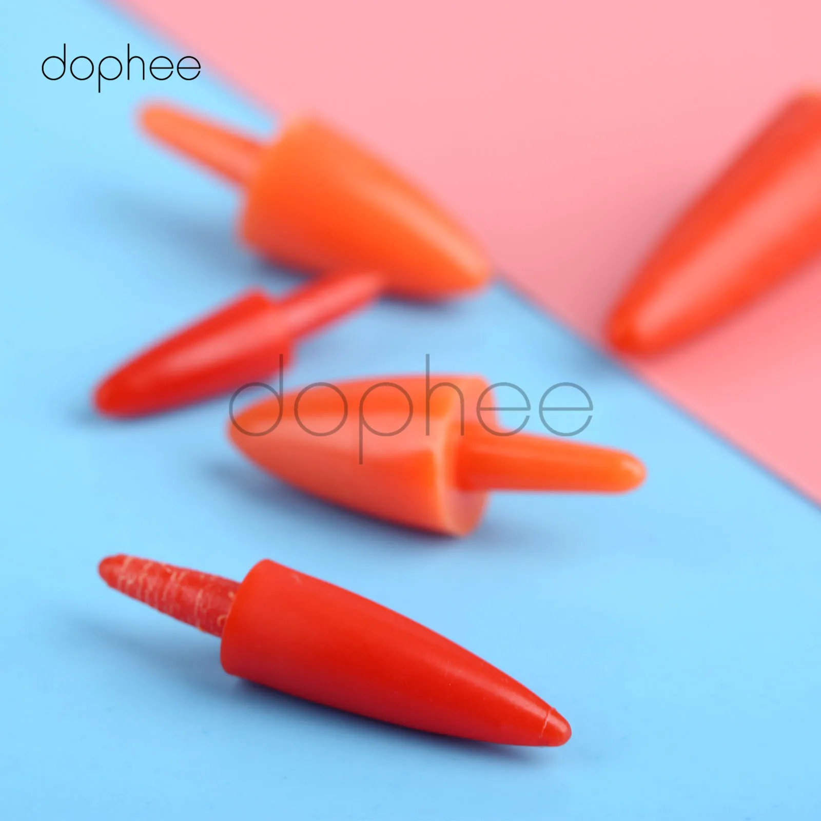 Dophee Снеговик красный нос ремесло DIY Кукла нос пластик Санта Клаус нос для шитья Крафт кукла плюшевая кукла животные