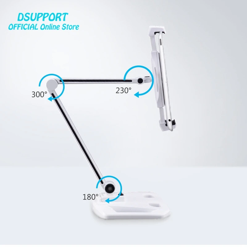 Складной держатель для планшетного ПК из алюминиевого сплава с полным вращением