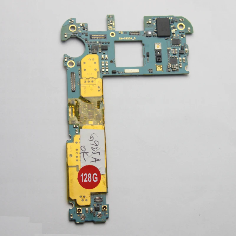 Основная материнская плата разблокирована для Samsung Galaxy S6 Edge G925A 128 ГБ|Платы