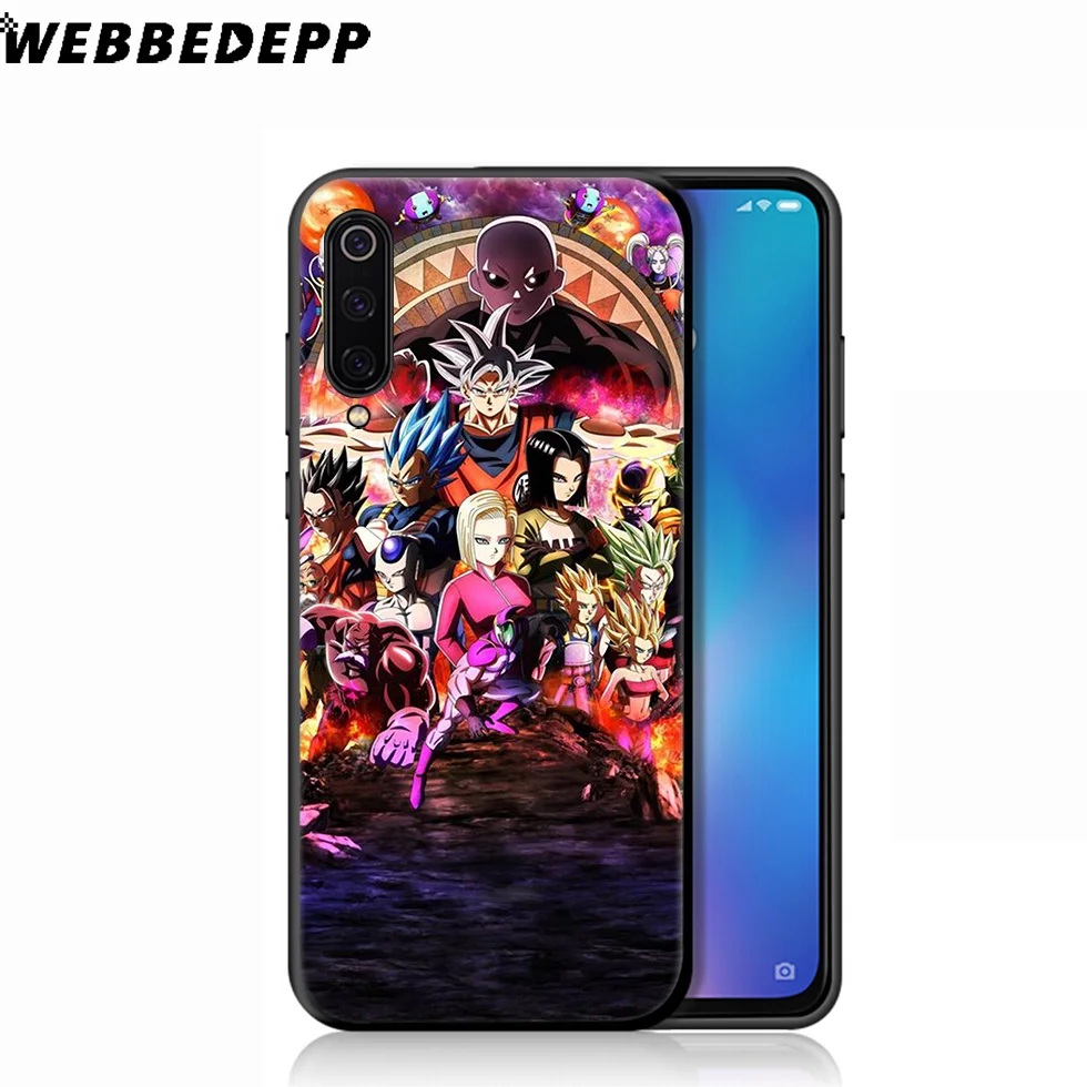 WEBBEDEPP Dargon Ball Z Soft Case for Xiaomi Mi 9T 9 8 SE 6 A1 A2 A3 Lite MiA1 MiA2 MiA3 F1 MAX 3 Mi8 CC9E CC9 |