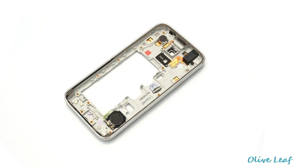 Оригинальный средний корпус с рамкой для камеры Samsung Galaxy S5 mini g800f g800h dual sim