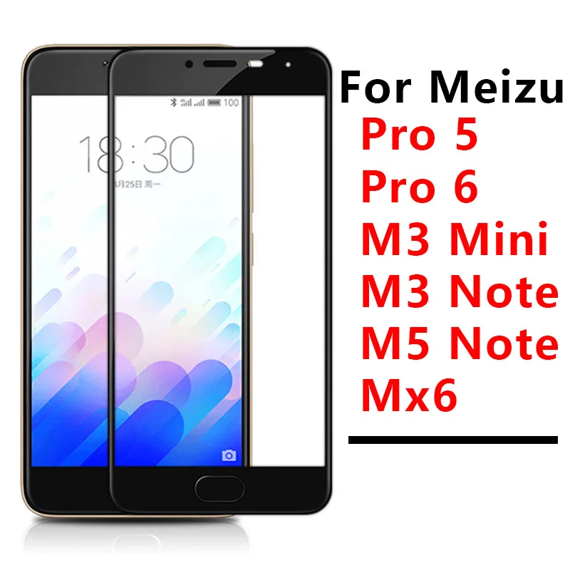 Для Meizu M3 мини-закаленное стекло защитное для M5 note MX6 Pro 6 Защитная пленка экрана на