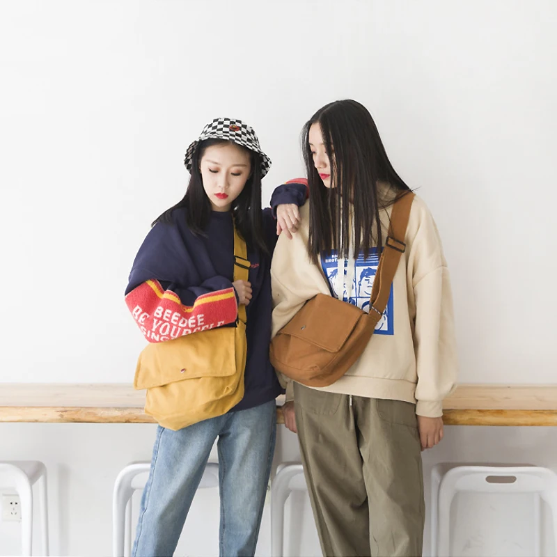 Youda Большая вместительная сумка на плечо модная Холщовая Сумка через простая