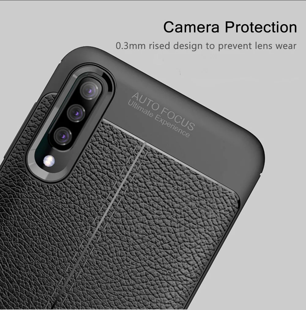 Ударопрочный Тонкий чехол для Samsung Galaxy A10 A20 A30 A40 A50 A70 Fashion A505 2019 A405 тяжелый мягкий