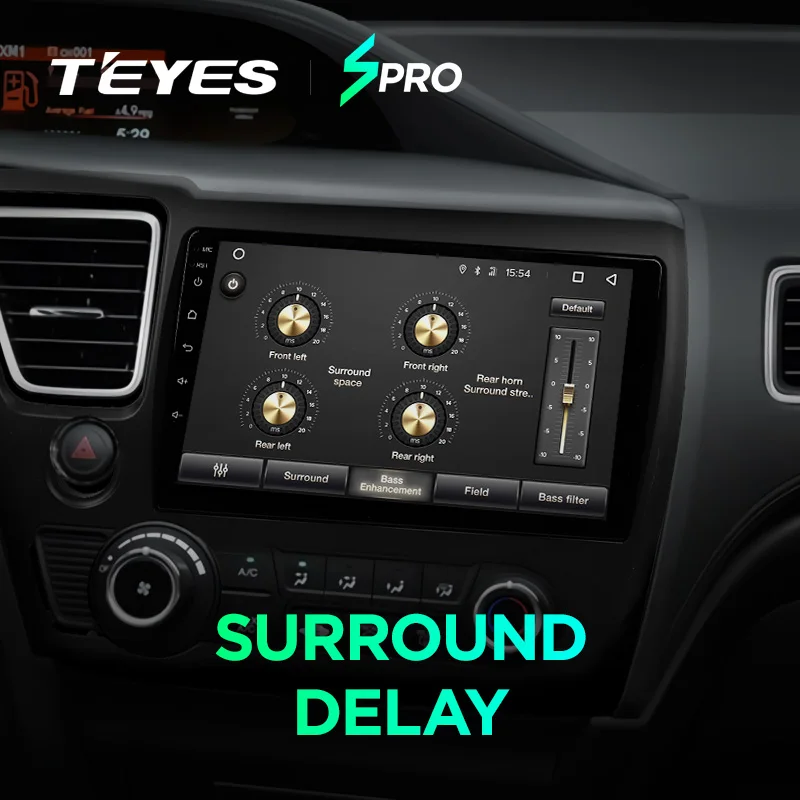 TEYES SPRO Штатная магнитола для Хонда Цивик Honda Civic 2008 2010 2011 2012 2013 Android 8.1, до 8-ЯДЕР, до 4+ 64ГБ 32EQ+ DSP 2DIN автомагнитола 2 DIN DVD GPS мультимедиа автомобиля головное устройство