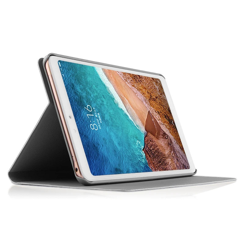 Из искусственной кожи (полиуретан) с функцией подставки для Xiaomi Mi Pad 4 Mipad4 8 0 дюйма