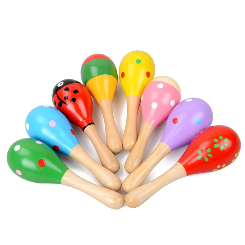 Детские музыкальные погремушки Maracas вечерние Развивающие игрушки для детей