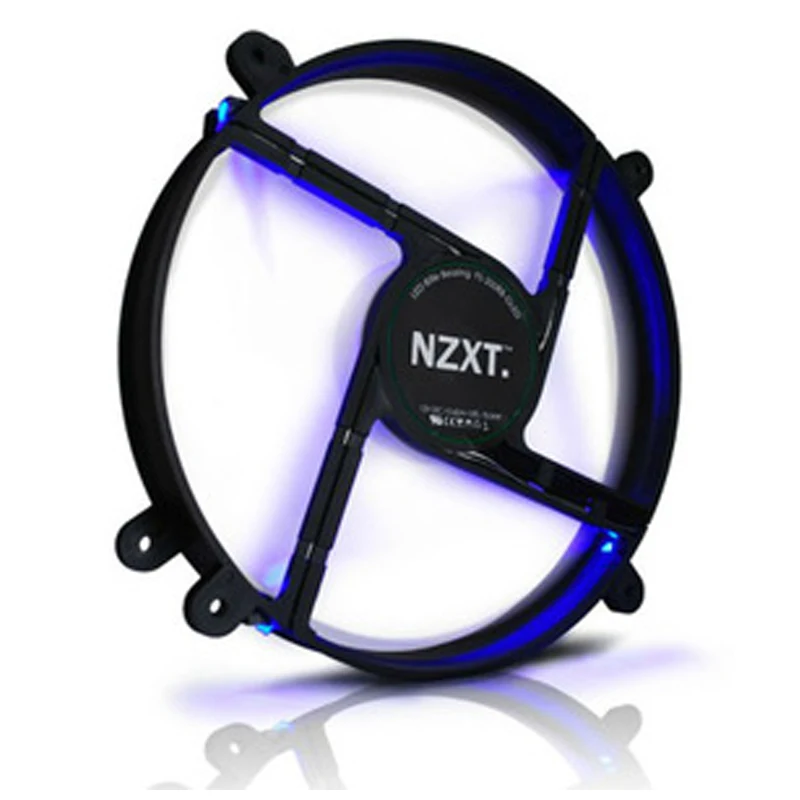 Корпус NZXT FS-200-RB-RL 20 см чехол вентилятор красный светодиод Вентилятор нджие Mirage