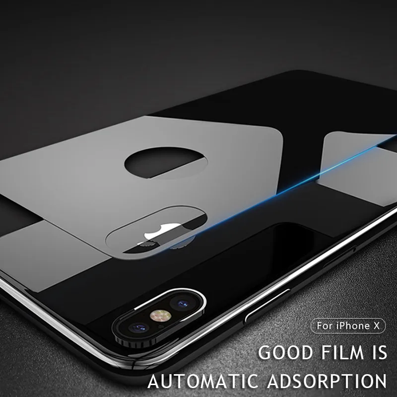 9D 0,3 мм заднее закаленное стекло для iPhone X XR XS Max, заднее Защитное стекло для телефона iPhone 7 8 Plus 7Plus 8 Plus защитная пленка