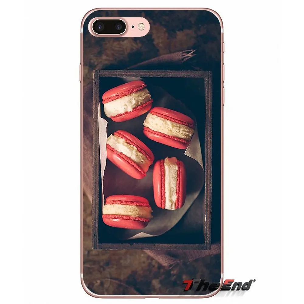 Десертное мороженое laduree Macarons для Huawei G7 G8 P7 P8 P9 Lite Honor 4C 5X 5C 6X Mate 7 8 9 Y3 Y5 Y6 II 2 Pro 2017