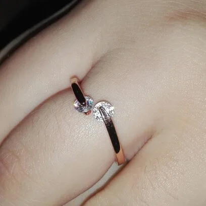 Italina Rigant новое поступление австрийские кольца для женщин с покрытием из розового