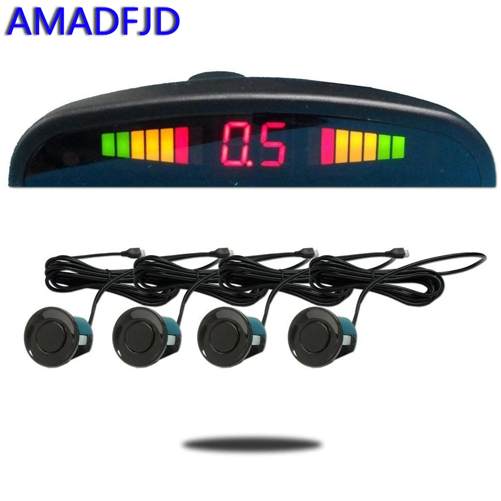 AMADFJD Автомобильная задняя подсветка с 4 датчиками | Автомобили и мотоциклы