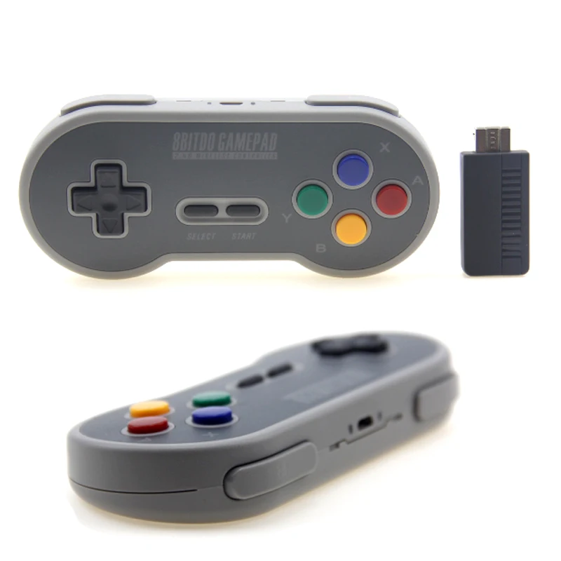 Беспроводной геймпад 8Bitdo SF30 SN30 2 4G ретро пульт управления с приемником 4 ГГц NES