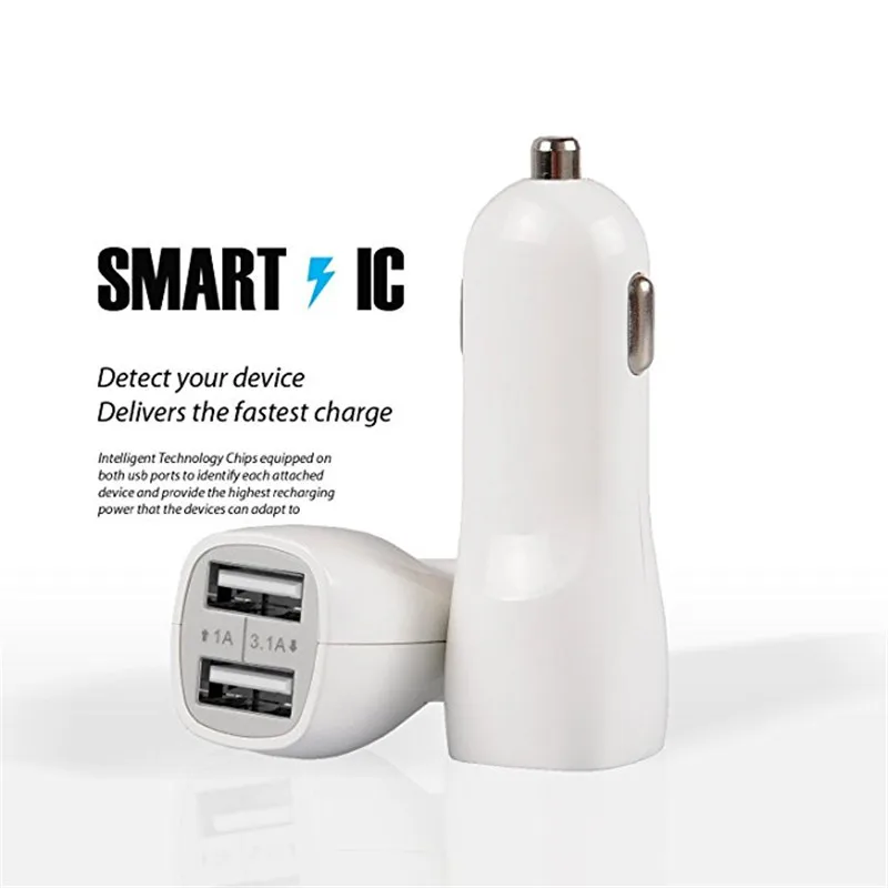 2 usb Автомобильное зарядное устройство + micro зарядка для huawei p smart 6c pro samsung galaxy s6 s7 a3 a5
