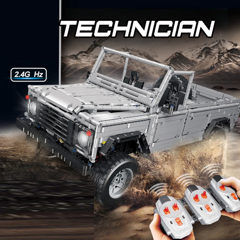 23003 3643 шт серии Technic креативные MOC RC дикие внедорожные транспортные средства