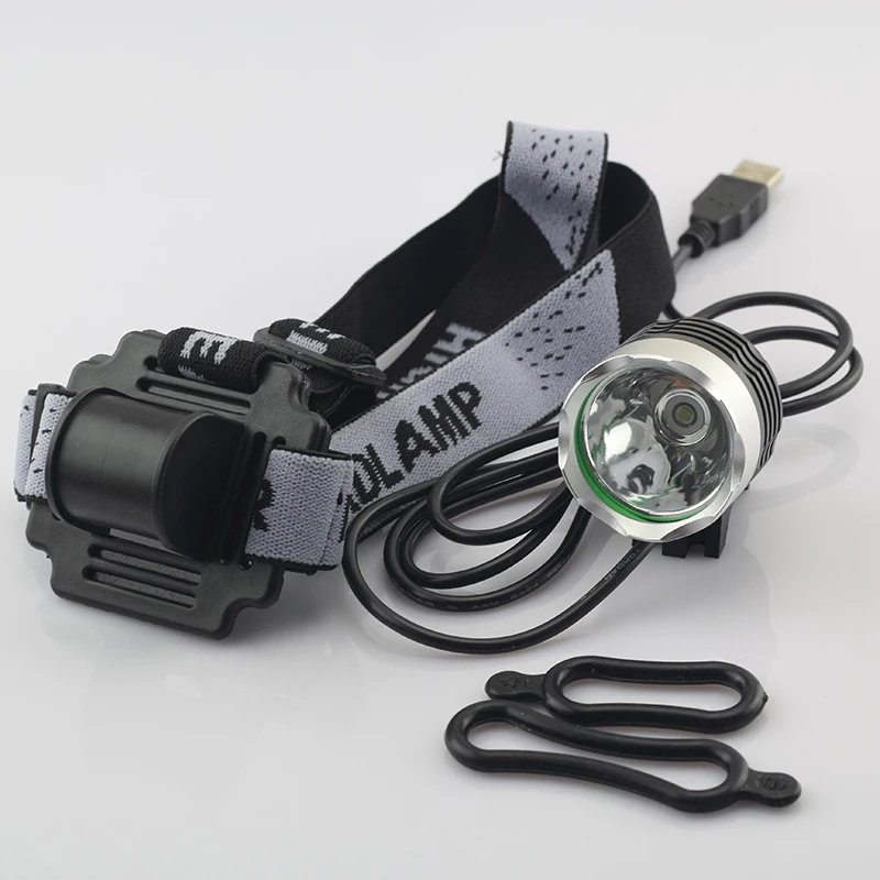 Многофункциональная СВЕТОДИОДНАЯ Фара T6 с USB питанием для велосипеда передняя