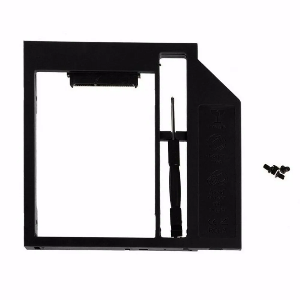 2-ой SATA второй HDD Caddy к SATA 2," HDD SSD 9,0 мм корпус жесткий диск адаптер для ноутбука CD rom