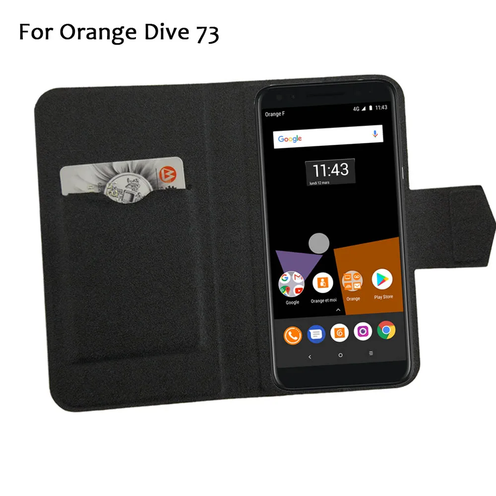 5 цветов Лидер продаж! Оранжевый кожаный чехол для телефона Dive 73 заводская цена