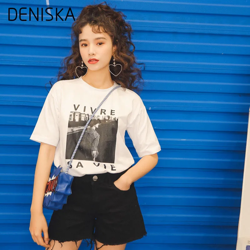 Дениска 2018 Новая мода весна и лето Южная Корея Ulzzang Harajuku Стиль голова портрет
