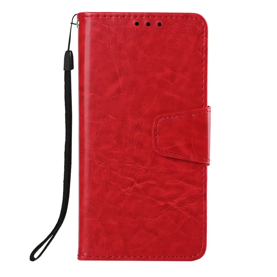 Big Red Роскошный кожаный чехол в стиле ретро для Xiaomi mi 5X A1 A2 Lite Red mi 6 Pro 6A 4A Note 4 4X 5A 5 Pro, чехол-кошелек, сумка, фирменная Новинка P03Z - Цвет: Big Red