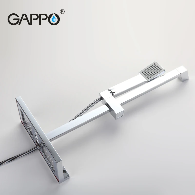 Фото GAPPO душевая панель смеситель для душа смесители раздвижная держатель мыла Ванна GAPPO душевая панель смеситель для душа смесители раздвижная держатель мыла Ванна