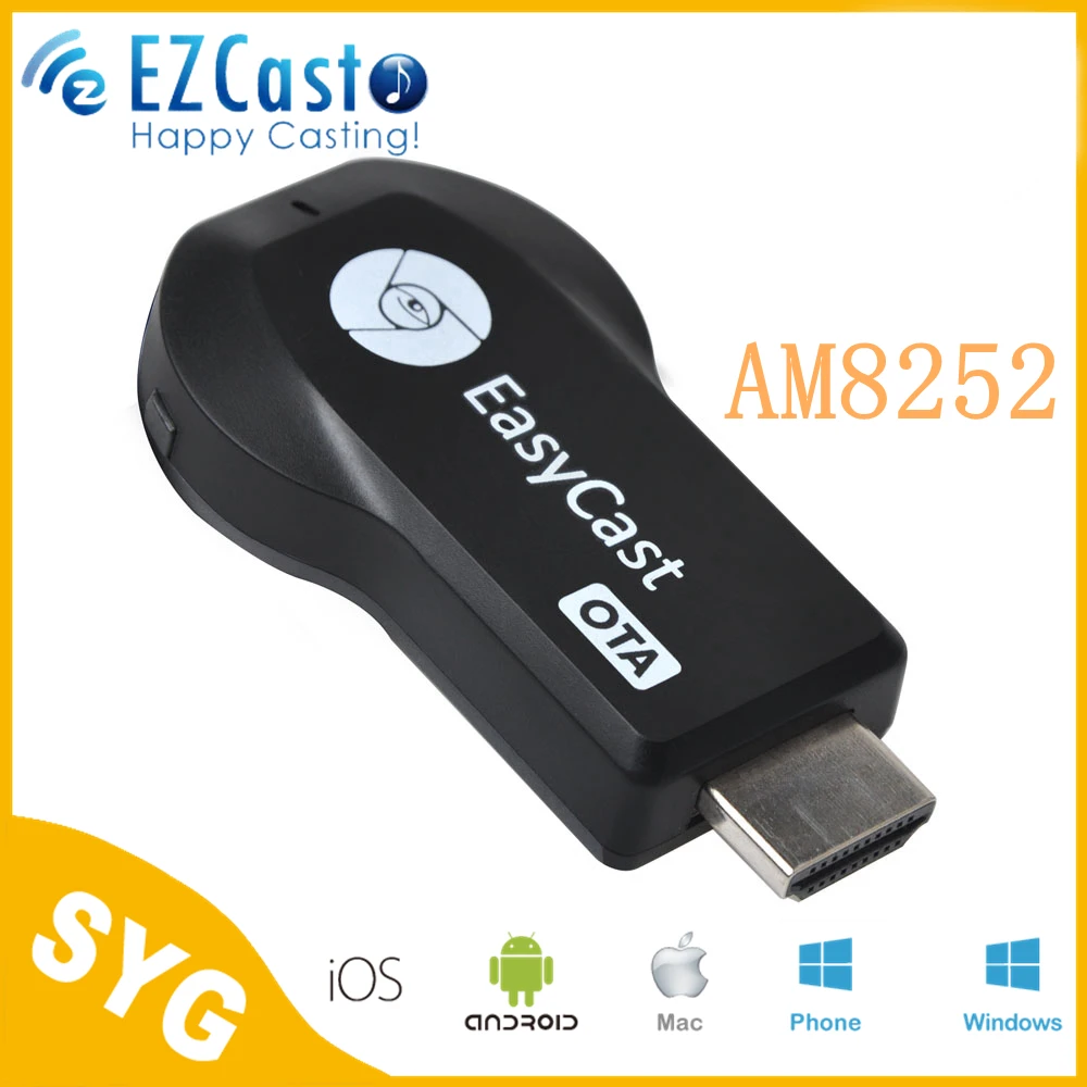 SYG EZcast WIFI Display Dongle EasyCast Miracast Airplay DLNA For for Android Windows IOS better than chromecast | Электроника