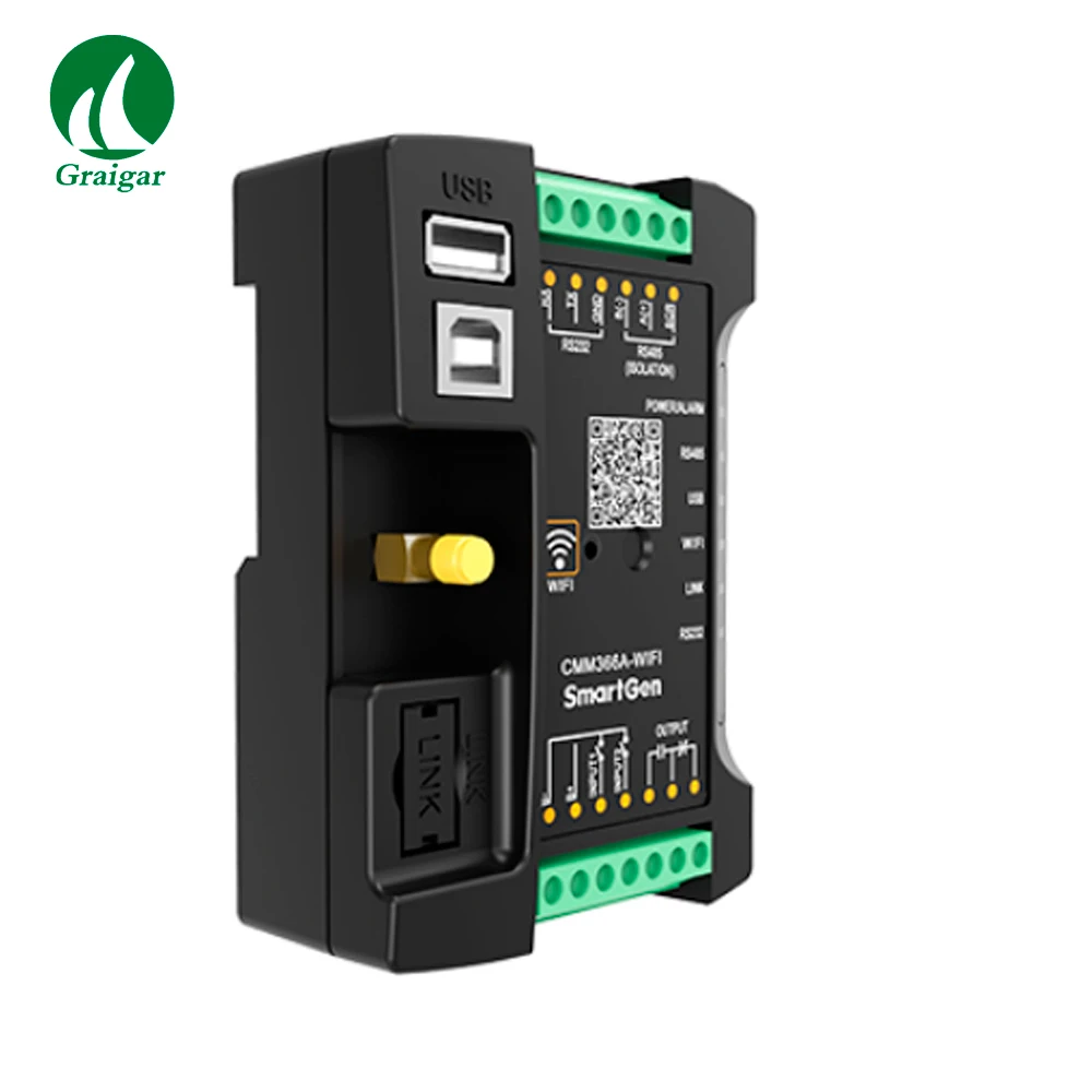 Модуль связи для мониторинга облака Smartgen CMM366A-WIFI с портом RS485 usb-портом или RS232 |