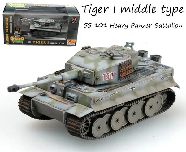 WW2 Пособия по немецкому языку Тигр 1 танк Модель SS 101 тяжелый Panzer батальон 1/72 easy model|