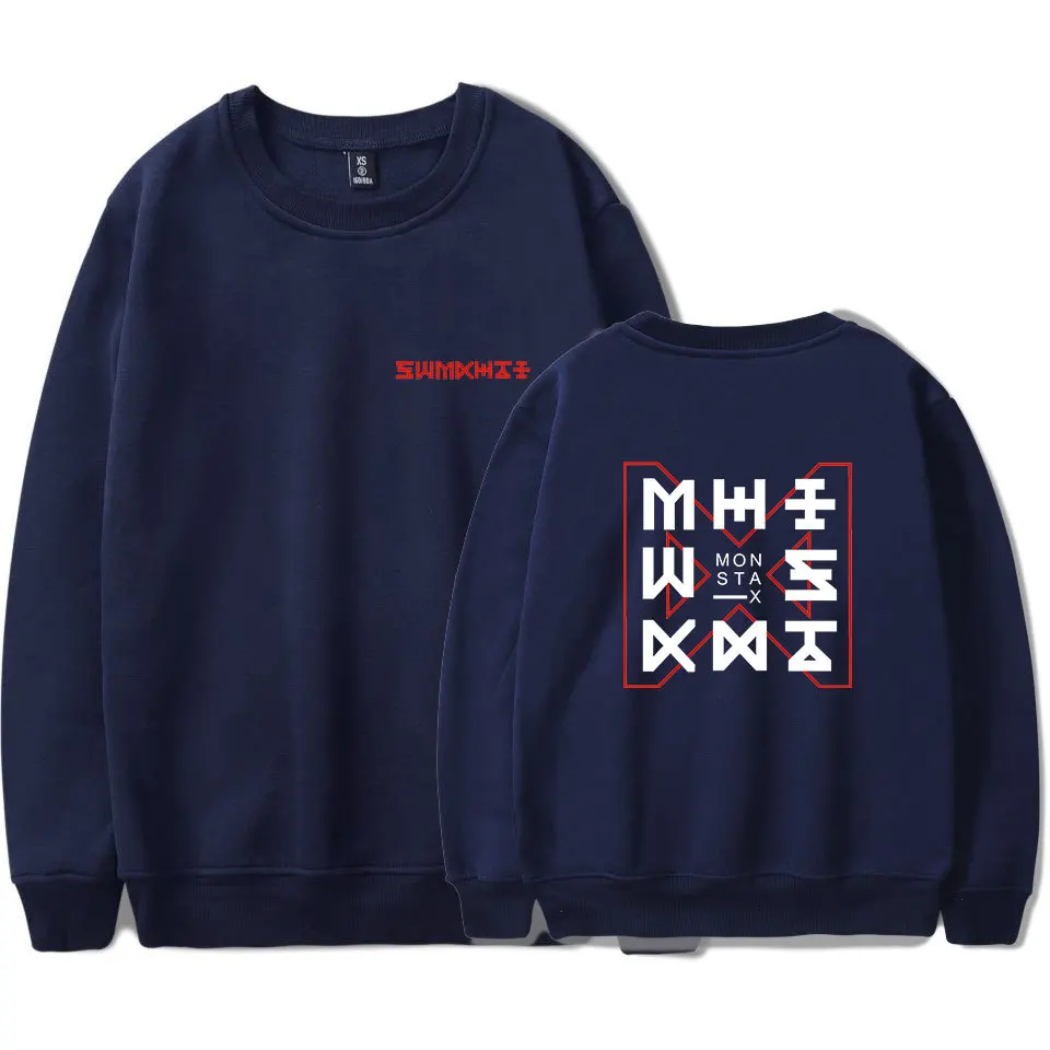 Kpop Monsta X Толстовка для женщин и мужчин толстовка K-pop Wonho YOOKIHYUN I.M jooheon