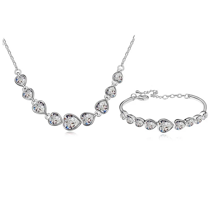 Подлинные элементы Сваровски с кристаллами от SWAROVSKI колье браслет женские