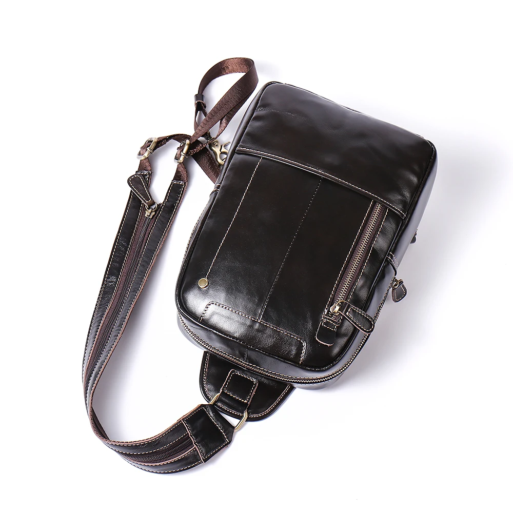 WESTAL Высокое качество Натуральная кожа Для мужчин повседневная сумка из