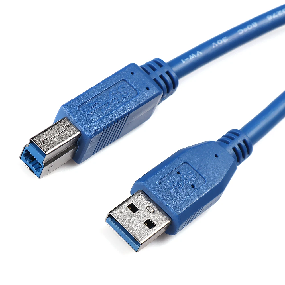 USB кабель Type A (Папа) B (папа) 3 0 для Canon Epson HP ZJiang принтер этикеток DAC принтер|Кабели