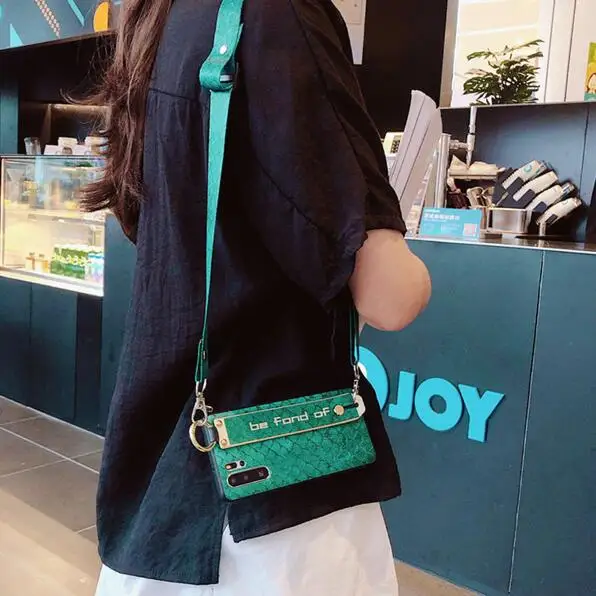 strap phone bag case Чехол из ТПУ с чехлом для Xiaomi Redmi Note 7 5 pro mi 9 8 se lite, модный матовый браслет-держатель на плечо для телефона ba - Цвет: strap phone bag case