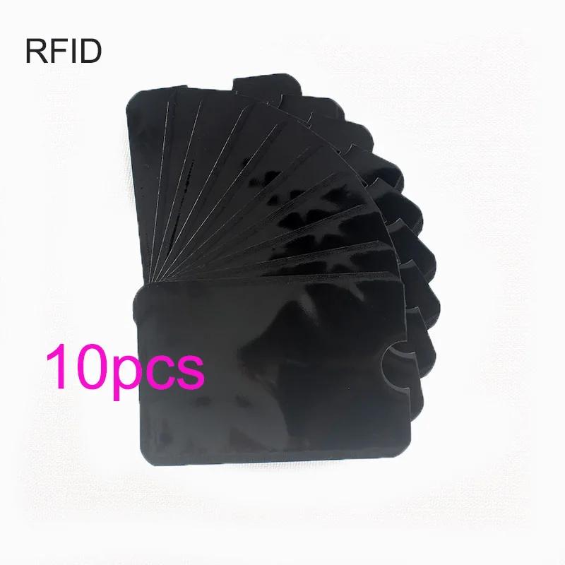 10 шт. красочный Анти Rfid кошелек Блокировка ридер замок банк держатель для карт Id карта чехол Защита металлическая Кредитная карта сумка алюминий