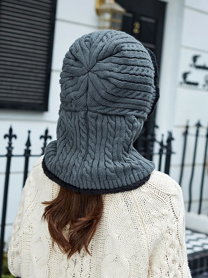 Seioum, новинка, зимняя вязаная шапка, шарф для женщин, Skullies Beanies, зимние шапки для мужчин и женщин, теплая маска, толстая, для девушек, женская шапка, Шапка-бини