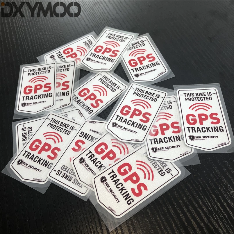2 шт. наклейки для системы безопасности с GPS трекером Стайлинг автомобиля защита