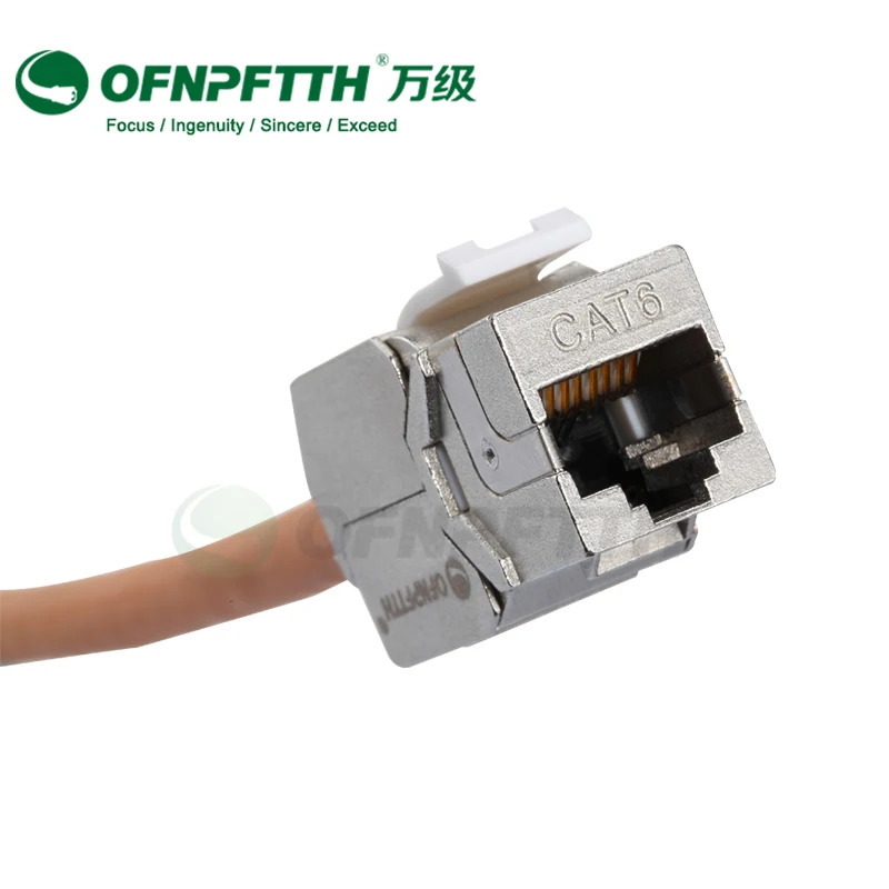 Fluke тест позолоченный 8P8C Tooless CAT6 FTP Keystone Jack | Компьютеры и офис