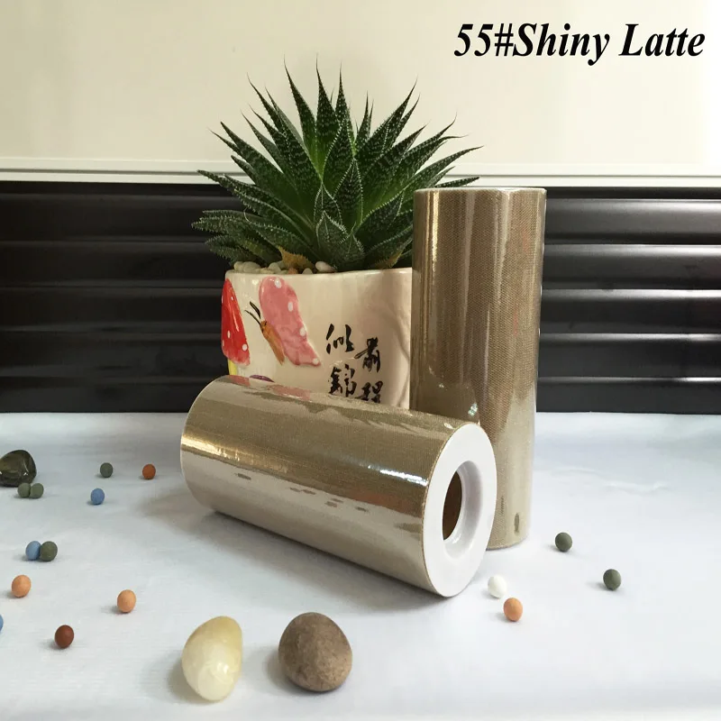 

/ Shimmering Latte Chocolate Color 25yards Tulle Roll Spool