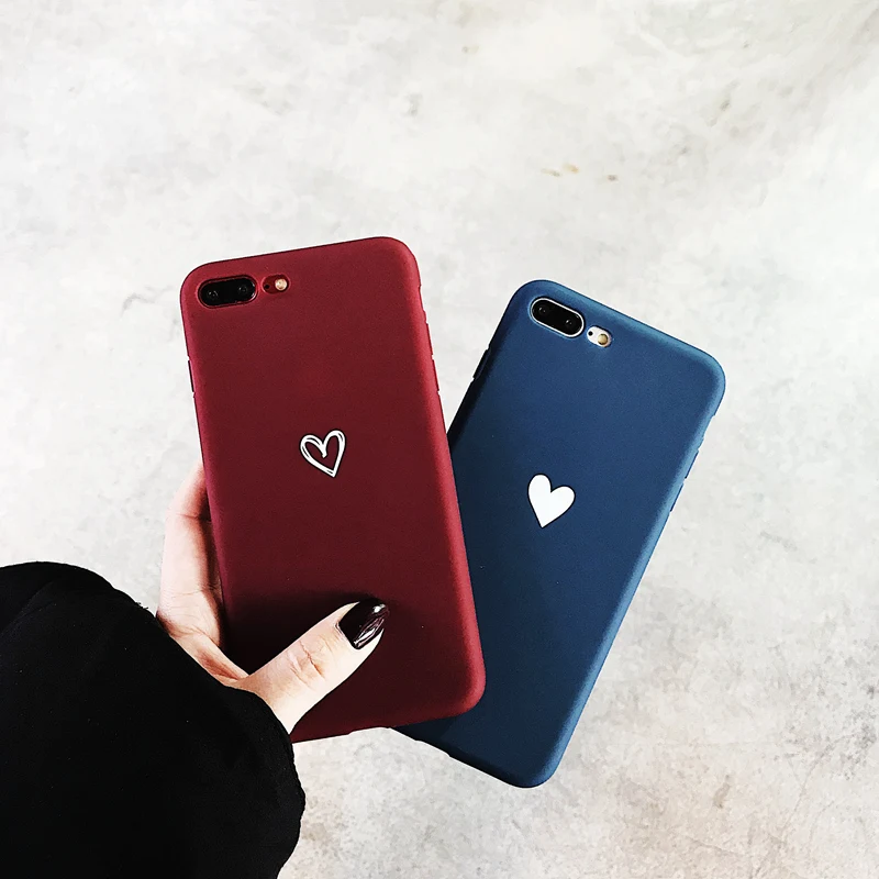 Милый матовый чехол для iPhone X XS Max XR 6 6S 7 8 Plus мягкий силиконовый iphone |
