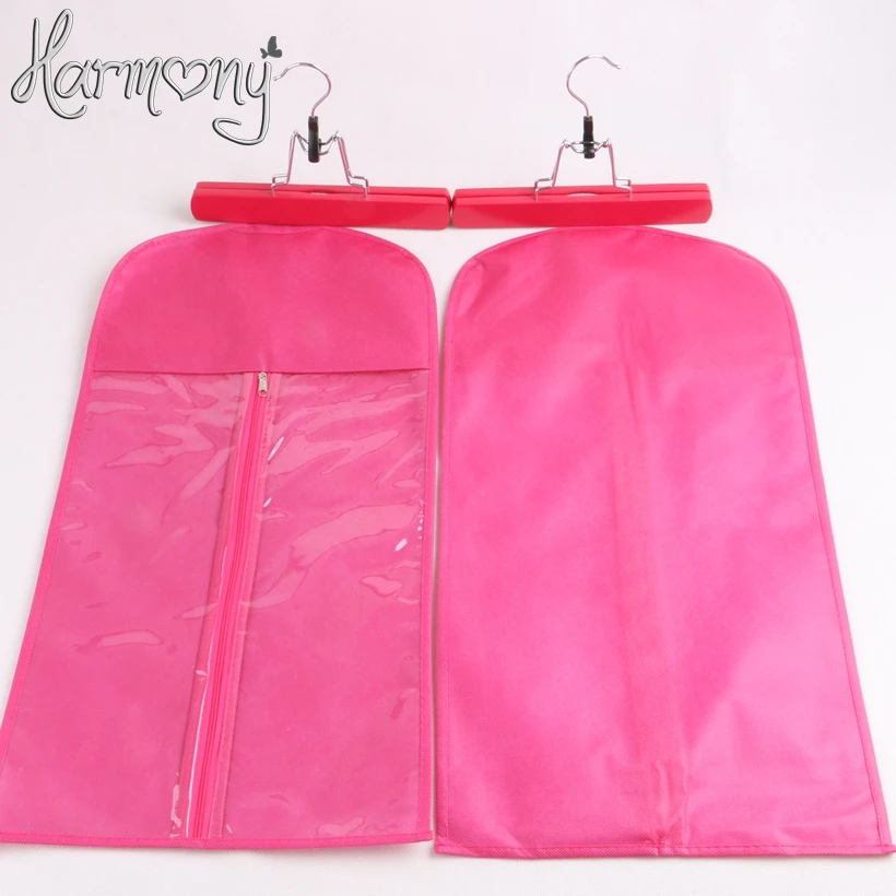 100 комплекты волос Перевозчик хранения Нетканые костюм чехол сумка посылка с