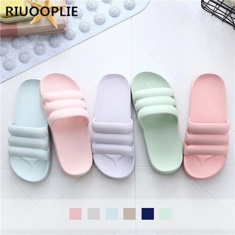 RIUOOPLIE/модные домашние тапочки для влюбленных мужчин и женщин в сандалии ванной
