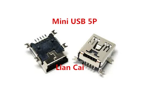 

1000PCS 5-Pin Female Mini B USB SMD 5 PIN Socket Connector
