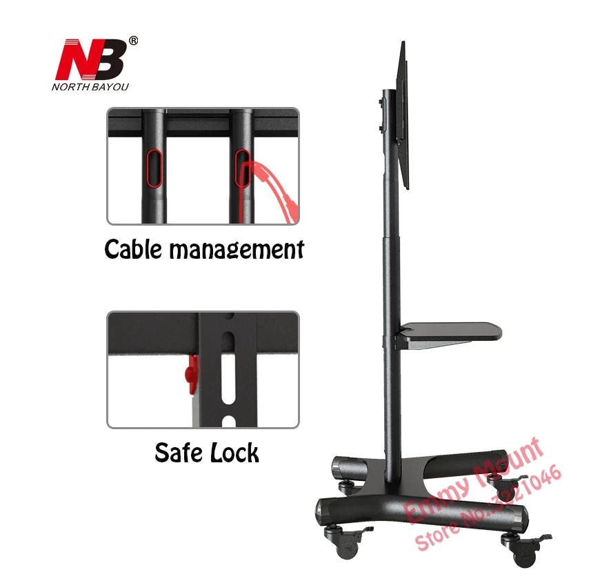 Супер качество 32 &quot 65&quot LED LCD TV Cart плоская панель плазменный Телевизор тележка с