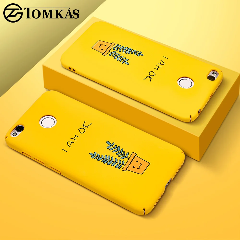 TOMKAS Жесткий ПК чехол для Xiaomi Redmi 4x mi A1 чехлы с милым животным рисунком 5 дюймов Note 4X2