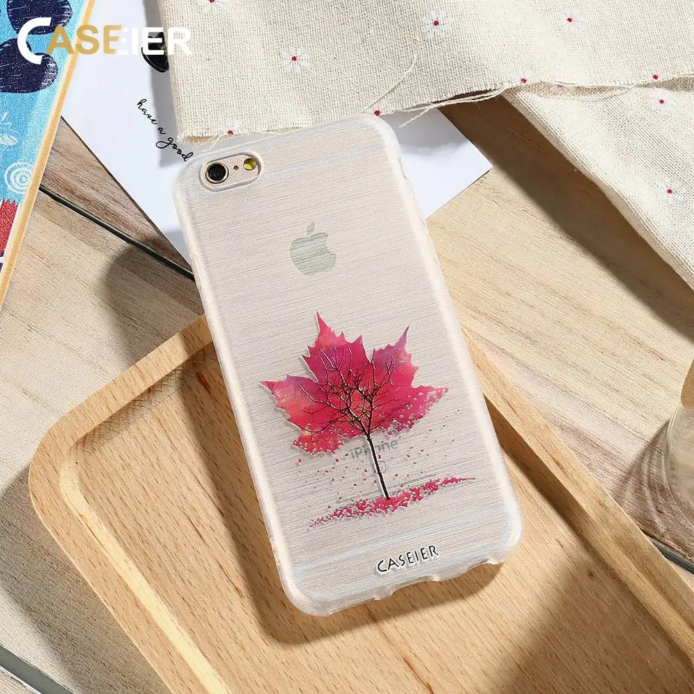 Чехол CASEIER для iPhone X 8 7 6 6S Plus 5S Мягкий чехол из ТПУ SE 5 10 силиконовые чехлы |