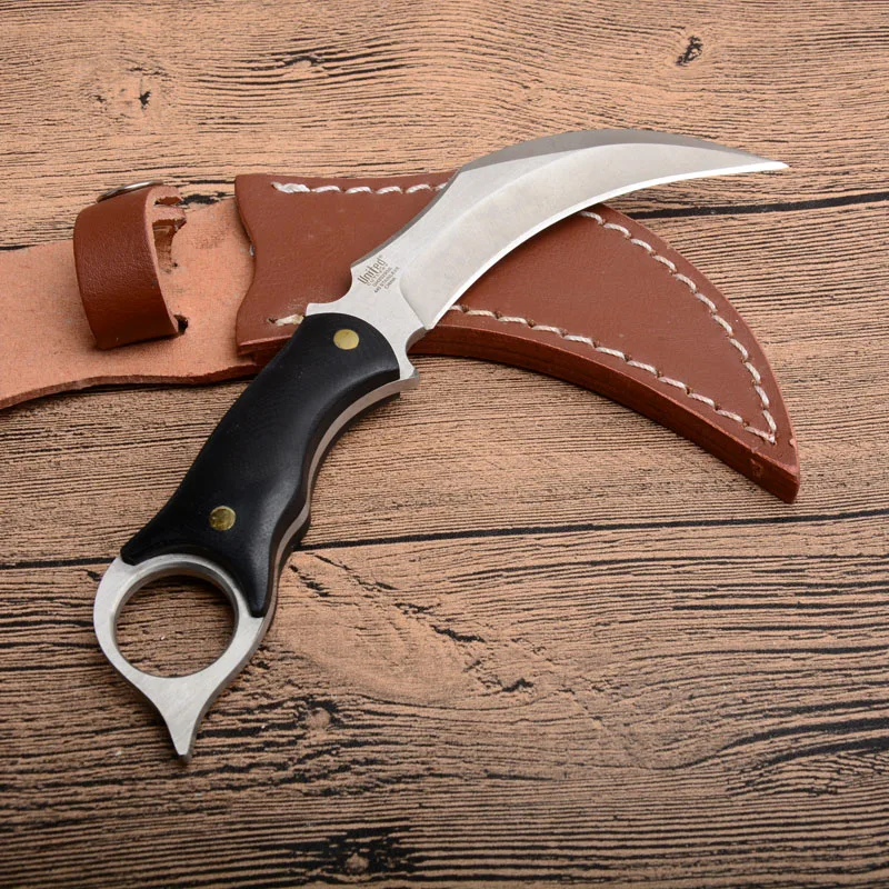 Профессиональный Военный нож Karambit, коготь, нож S, боевой мачете, тактические охотничьи ножи, спасательный нож, фиксированное лезвие, Прямая поставка